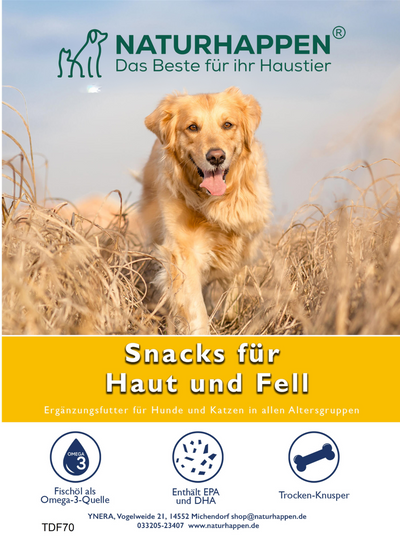 Snacks für Haut und Fell