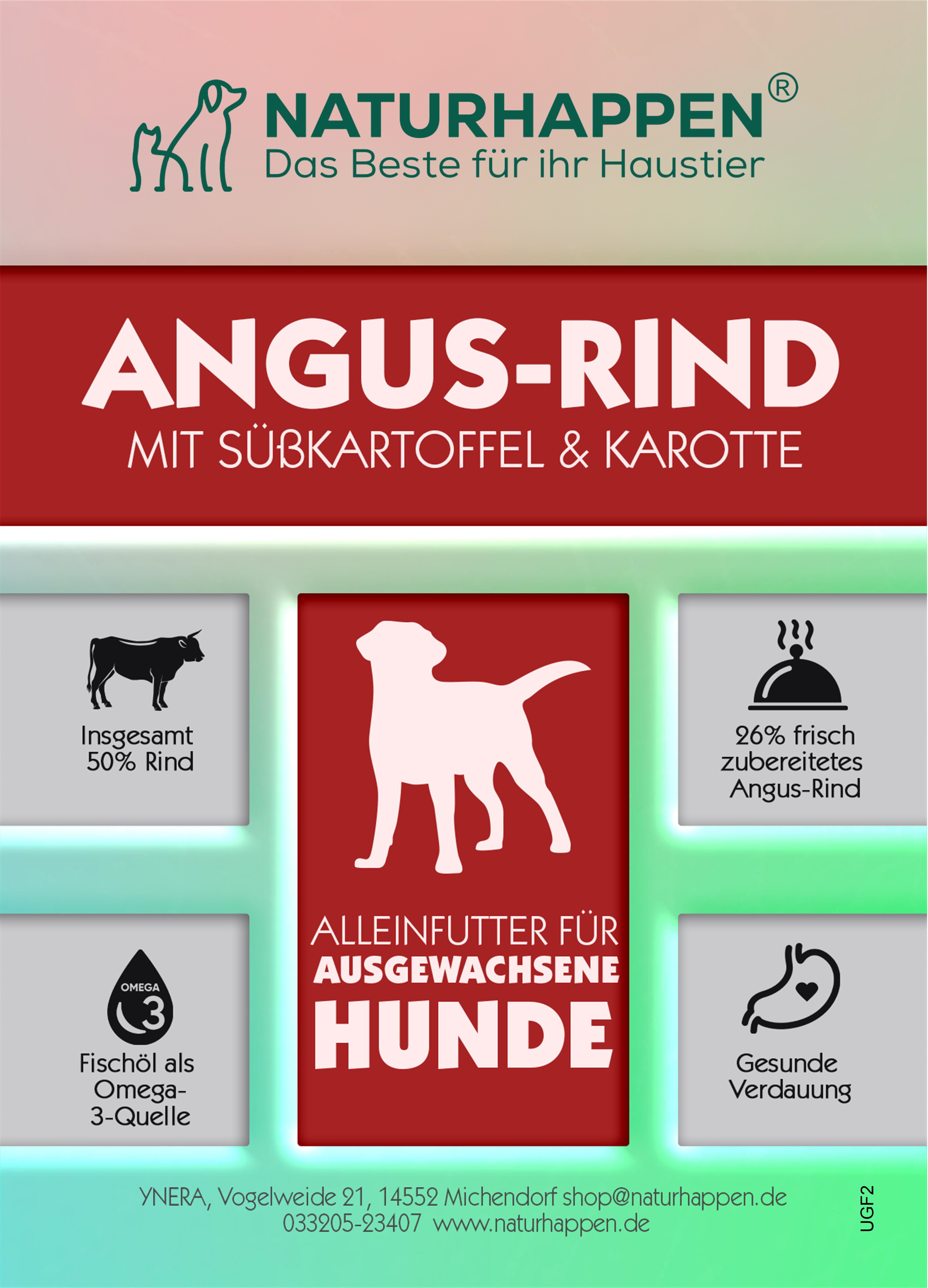 ANGUS-RIND mit Süßkartoffel & Karotte